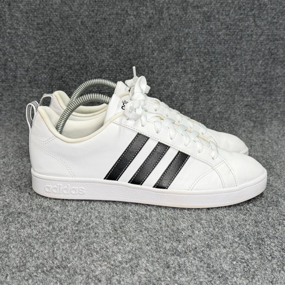 Adidas VS Advantage Sneakers Women's Size 9 White Black Athletic Low Lace Shoes